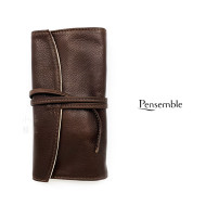 日本 PILOT 百樂 3支裝 附加拉鍊收納袋 真皮 筆袋(咖啡色) 日本 PILOT 百樂 3支裝 附加拉鍊收納袋 真皮 筆袋(咖啡色)