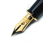 美國 Wahl-Eversharp DECOBAND 飾環系列 Gold Seal Oversized 18K金 氣壓上墨 鋼筆（Jade 翡翠綠 金夾）