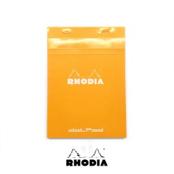 法國 RHODIA N°16 橘色上翻筆記本 148mmx210mm A5 點點內頁（16558C）