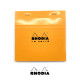 法國 RHODIA N°148 橘色上翻筆記本 148mmx148mm 方格內頁（148200C）