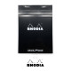 法國 RHODIA N°16 黑色上翻筆記本 148mmx210mm A5 點點內頁（16559C）