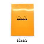 法國 RHODIA N°16 橘色上翻筆記本 148mmx210mm A5 方格內頁（16200C）