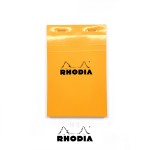 法國 RHODIA N°14 橘色上翻筆記本 110mmx170mm 方格內頁（14200C）