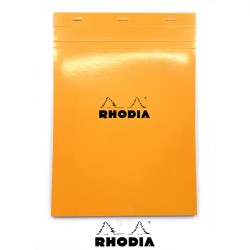 法國 RHODIA N°18 橘色上翻筆記本 210mmx297mm A4 方格內頁（18200C）