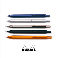 法國 RHODIA portemine Mechanical Pencil 0.5 按壓式自動鉛筆(筆身五色可選) 法國 RHODIA portemine Mechanical Pencil 0.5 按壓式自動鉛筆(筆身五色可選)