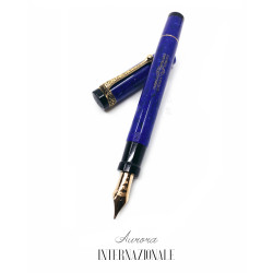 義大利 Aurora Internazionale 全球限量919支 18K 活塞鋼筆(藍色金夾) 義大利 Aurora Internazionale 全球限量919支 18K 活塞鋼筆(藍色金夾)