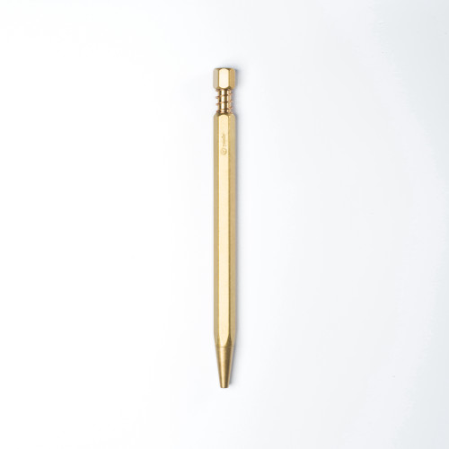 臺灣 Y studio：物外設計 文字的重量 黃銅 彈簧原子筆