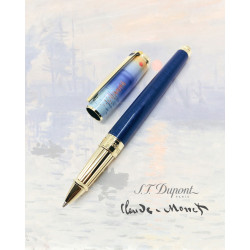 法國 S.T. DUPONT 都彭 Line D Plume L Monet 克勞德·莫內 Soleil Levant 印象·日出 限量 鋼珠筆 法國 S.T. DUPONT 都彭 Line D Plume L Monet 克勞德·莫內 Soleil Levant 印象·日出 限量 鋼珠筆