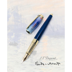 法國 S.T. DUPONT 都彭 Line D Plume L Monet 克勞德·莫內 Soleil Levant 印象·日出 限量 14K 鋼筆 法國 S.T. DUPONT 都彭 Line D Plume L Monet 克勞德·莫內 Soleil Levant 印象·日出 限量 14K 鋼筆