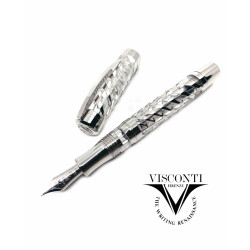 義大利 Visconti 925純銀 WaterMark 限量 23K PD尖 負壓上墨 鋼筆 義大利 Visconti 925純銀 WaterMark 限量 23K PD尖 負壓上墨 鋼筆