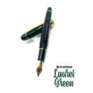 日本 Platinum 白金 #3776 Century 新色 Laurel Green 月桂綠鋼筆 日本 Platinum 白金 #3776 Century 新色 Laurel Green 月桂綠鋼筆