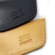 臺灣 SKB 文明鋼筆 單支入 真皮皮革筆套（兩色可選）