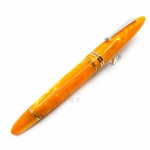 義大利 LEONARDO Furore Arancio 鋼筆（橘色銀夾款）