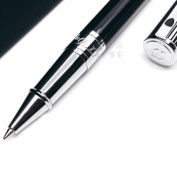 法國 S.T. DUPONT 都彭 D-Initial系列 鋼珠筆(亮黑銀蓋) 法國 S.T. DUPONT 都彭 D-Initial系列 鋼珠筆(亮黑銀蓋)