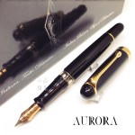 義大利 AURORA 88 BIG 14k鋼筆（黑桿金夾）