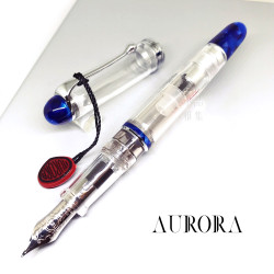 義大利 AURORA Minerali系列 限量388支 Azurite石青鋼筆 義大利 AURORA Minerali系列 限量388支 Azurite石青鋼筆