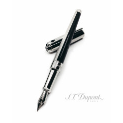 法國 S.T. DUPONT 都彭 LINE D MEDIUM系列 Windsor Pall & Black 天然漆 14K 鋼筆(新款) 法國 S.T. DUPONT 都彭 LINE D MEDIUM系列 Windsor Pall & Black 天然漆 14K 鋼筆(新款)