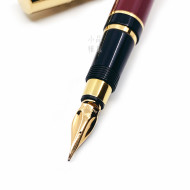 義大利 AURORA Leonardo Da Vinci 李奧納多達文西 限量款 18K 勃根地紅亮漆 鋼筆 義大利 AURORA Leonardo Da Vinci 李奧納多達文西 限量款 18K 勃根地紅亮漆 鋼筆