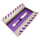 德國 Pelikan 百利金 M600 Violet-White 14K金 紫條鋼筆