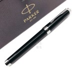 派克 Parker 新款 Premier尊爵 麗黑白夾 18k金 鋼筆