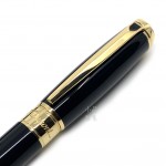 法國 S.T. DUPONT 都彭 LINE D Black lacquer & Gold 鋼珠筆（新款 LARGE系列）