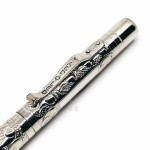 英國 YARD-O-LED 總督維多利亞（葡萄紋）925純銀18K鋼筆