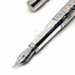 英國 YARD-O-LED 總督維多利亞（葡萄紋）925純銀18K鋼筆