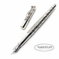 英國 YARD-O-LED 總督維多利亞(葡萄紋)925純銀18K鋼筆 英國 YARD-O-LED 總督維多利亞(葡萄紋)925純銀18K鋼筆