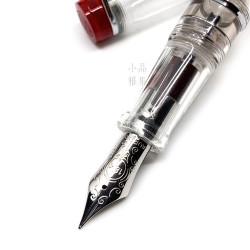 義大利 AURORA OPTIMA DEMONSTRATOR 18K鋼筆（紅色）