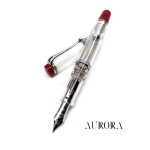 義大利 AURORA OPTIMA DEMONSTRATOR 18K鋼筆（紅色）