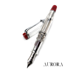 義大利 AURORA OPTIMA DEMONSTRATOR 18K鋼筆（紅色）