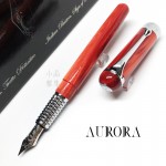 義大利 AURORA Alpha 阿爾發系列 紅色 14k 鋼筆