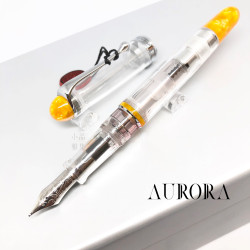 義大利 AURORA Minerali系列 限量388支 Amber琥珀鋼筆 義大利 AURORA Minerali系列 限量388支 Amber琥珀鋼筆