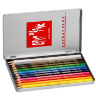 瑞士卡達 Caran d'Ache SUPRACOLOR 專家級水性色鉛筆 (12色) 紅盒 瑞士卡達 Caran d'Ache SUPRACOLOR 專家級水性色鉛筆 (12色) 紅盒