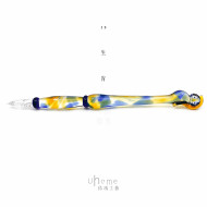 Uhome 佑鴻工藝 純手工  玻璃沾水筆 十二生肖系列(猴) Uhome 佑鴻工藝 純手工  玻璃沾水筆 十二生肖系列(猴)