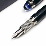 德國 Montblanc 萬寶龍 Starwalker 漂浮 藍色星球 Resin 黑桿 14K金 鋼筆 德國 Montblanc 萬寶龍 Starwalker 漂浮 藍色星球 Resin 黑桿 14K金 鋼筆