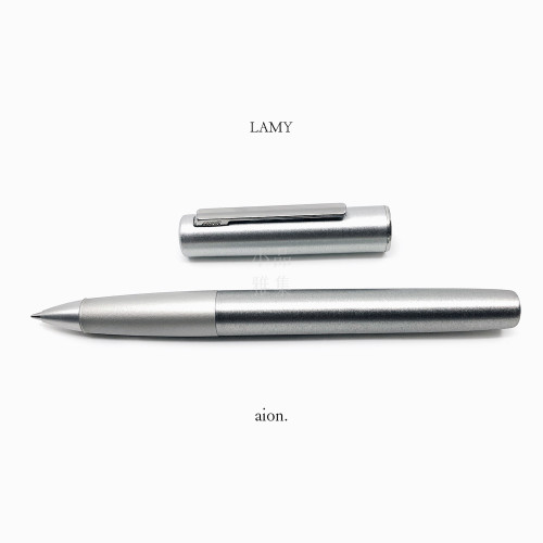德國 Lamy aion系列 377 永恆系列 鋼珠筆(橄欖銀)