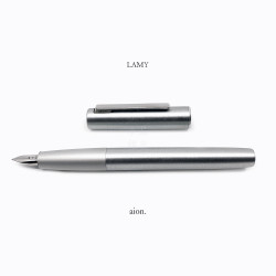 德國 Lamy aion系列 077 永恆系列 鋼筆（橄欖銀）