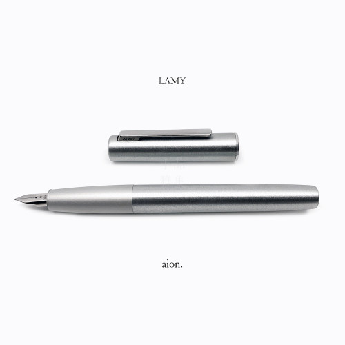 德國 Lamy aion系列 077 永恆系列 鋼筆(橄欖銀)