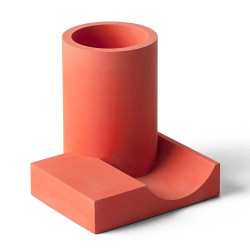 (預購商品)臺灣 二十二 22 Design Studio 解構筆筒(紅色水泥) (預購商品)臺灣 二十二 22 Design Studio 解構筆筒(紅色水泥)