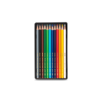 瑞士卡達 Caran d'Ache FANCOLOR 水性色鉛筆 (12色) 白盒