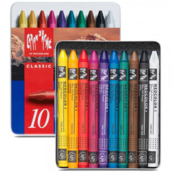 瑞士卡達 Caran d'Ache NEOCOLOR I 專業級油性蠟筆 (10色) 瑞士卡達 Caran d'Ache NEOCOLOR I 專業級油性蠟筆 (10色)