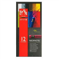 瑞士卡達 Caran d'Ache NEOPASTEL 專家級油性粉彩 (12色) 瑞士卡達 Caran d'Ache NEOPASTEL 專家級油性粉彩 (12色)