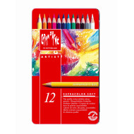 瑞士卡達 Caran d'Ache SUPRACOLOR 專家級水性色鉛筆 (12色) 紅盒 瑞士卡達 Caran d'Ache SUPRACOLOR 專家級水性色鉛筆 (12色) 紅盒