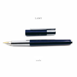 德國 Lamy SCALA系列 079 精粹系列 BLUE BLACK 藍黑 14K金 鋼筆 德國 Lamy SCALA系列 079 精粹系列 BLUE BLACK 藍黑 14K金 鋼筆
