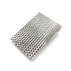 法國 S.T. DUPONT 都彭 火焰菱紋鈀金 商務雙面皮帶 8000120