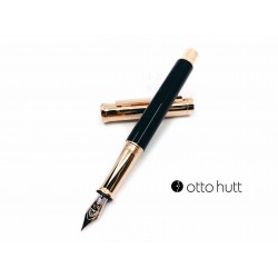 德國 OTTO HUTT 奧托赫特 精工藝 | Design04 黑桿玫瑰金 18K 鋼筆