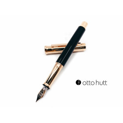 德國 OTTO HUTT 奧托赫特 精工藝 | Design04 黑桿玫瑰金 18K 鋼筆