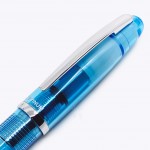 日本 Platinum 白金 平衡透明 PGB 3000A 鋼筆 （透明藍）