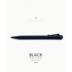 德國 Graf von Faber-Castell 經典原創條紋 TAMITIO 原子筆（Black Edition 全黑款）